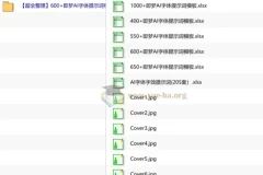 2026 即梦AI字体提示词模板