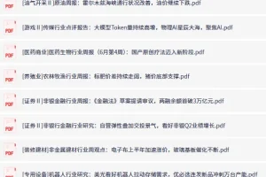 全网付费文章-大佬文集圈 学习先锋 精选研报 6月29日更新，手慢无