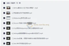 AI绘画系统教学 MJ+SD详解