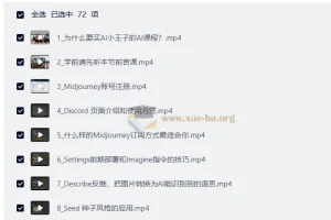 AI绘画系统教学 MJ+SD详解