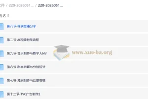 AI视觉导演课第2期 漫剧+数字人+商业广告全能创作
