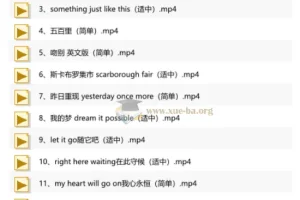英语老师带你听歌学英语