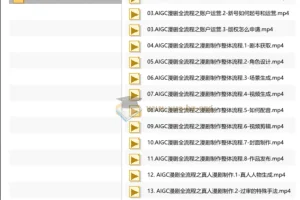 AIGC漫剧全流程解析