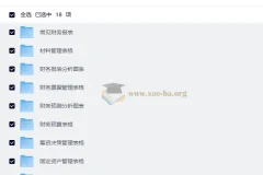 200套专业财务表格精美模板