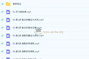 2027高中高一数学 王子豪 一轮S暑假班