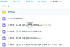2027高中高一物理 郑梦瑶 一轮A+暑假班