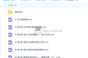 2027高中高一化学 林森 暑假A+班