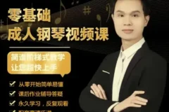 钢琴成人零基础50节速成视频课