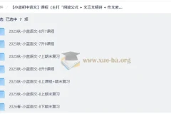 【小蓝初中语文】课程（主打“阅读公式 + 文言文精讲 + 作文素材模板 + 全程陪跑”，重方法、重落实、提分快）
