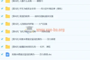 物理兴趣激发与启蒙系列课程之力学篇