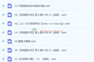 【2024 A+ 寒假春季班 】初一数学培训班（徐丝雨）
