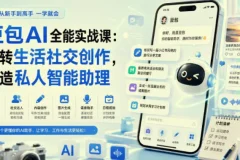 豆包AI全能实战课，一站式掌握豆包全场景应用